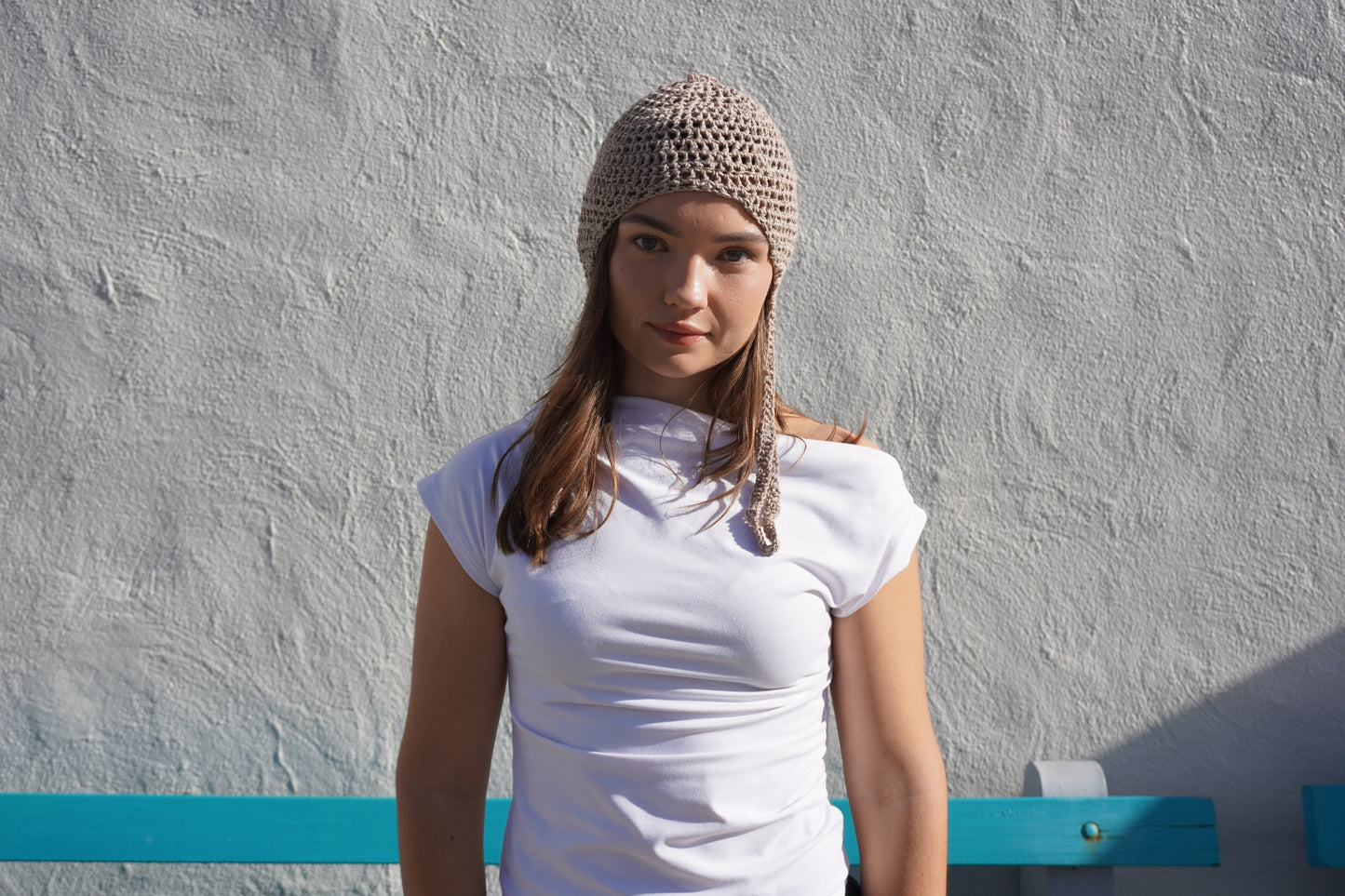 Neutral Crochet Cap