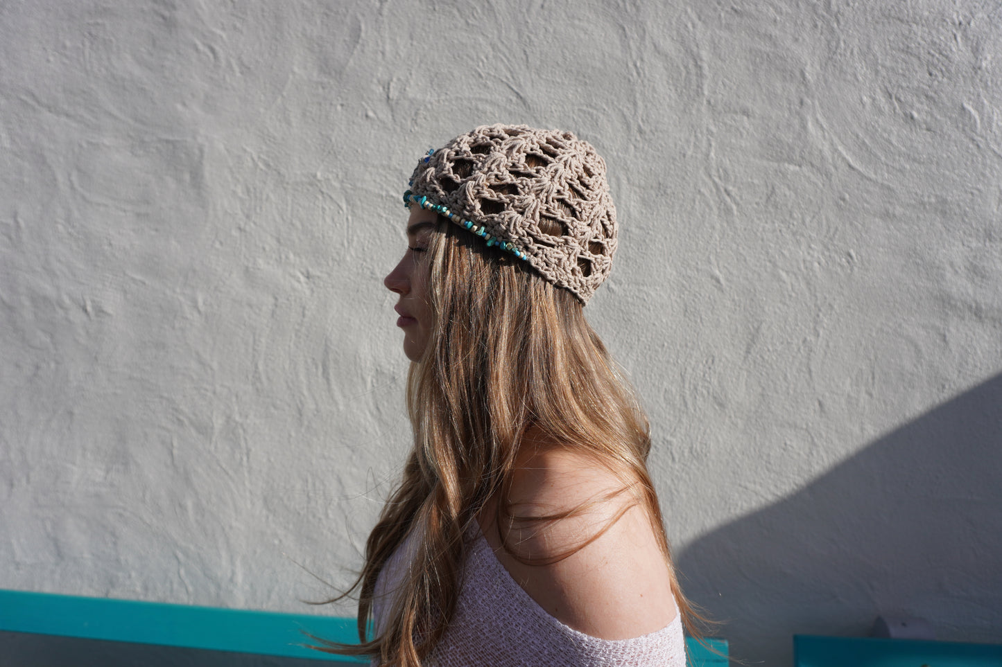 Blue Cross Skull Cap